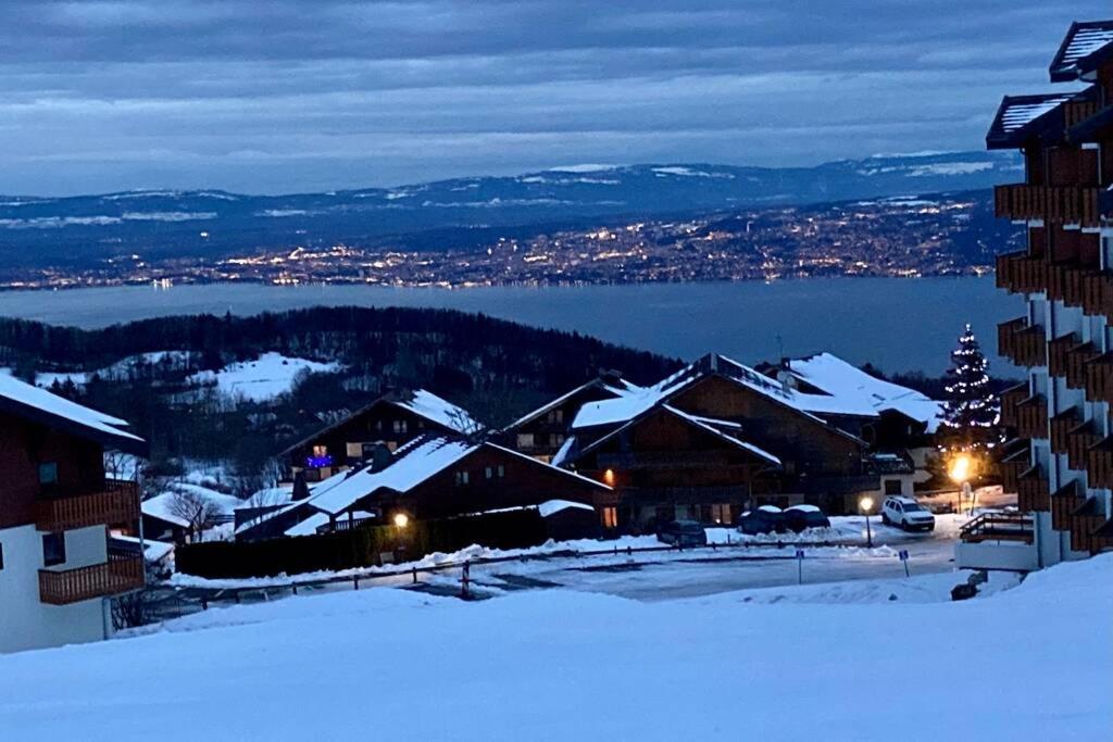 Duplex En Station Vue Sur Lac Leman Thollon-les-Memises Екстериор снимка
