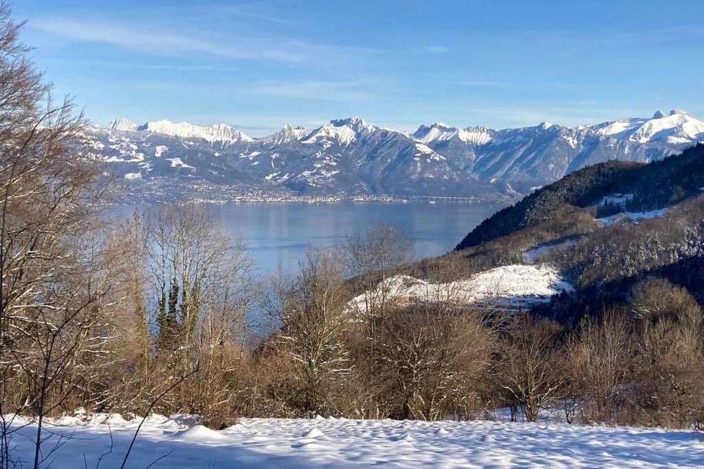 Duplex En Station Vue Sur Lac Leman Thollon-les-Memises Екстериор снимка